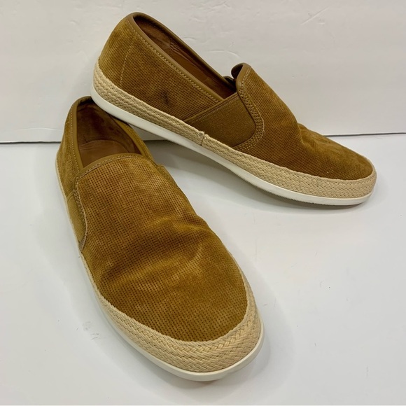 VINCE Chad Perforated Sport Suede Slip-On Sneakers main image 6